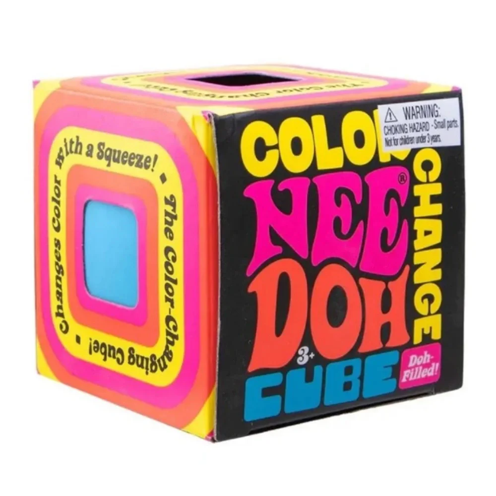 Needoh Color Changing Cube, Blue - Picture 2 of 5